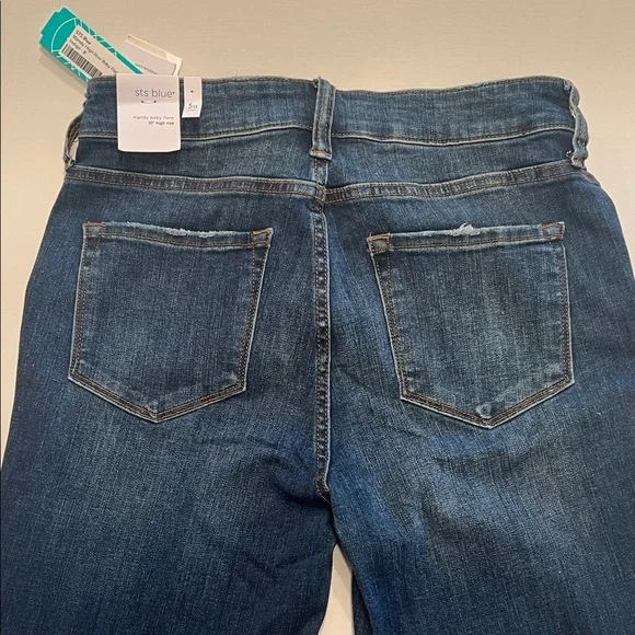STS Blue Dark Wash Straight Leg Jeans - Picture 3 of 4